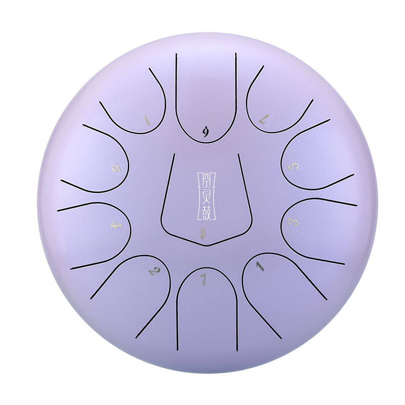 Hluru 11 Notes 10" 304 Stainless Steel D Major Tongue Drum — Triangle Series - view 2