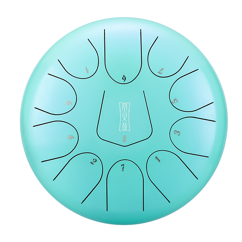 Hluru 11 Notes 10" 304 Stainless Steel D Major Tongue Drum — Triangle Series - view 8