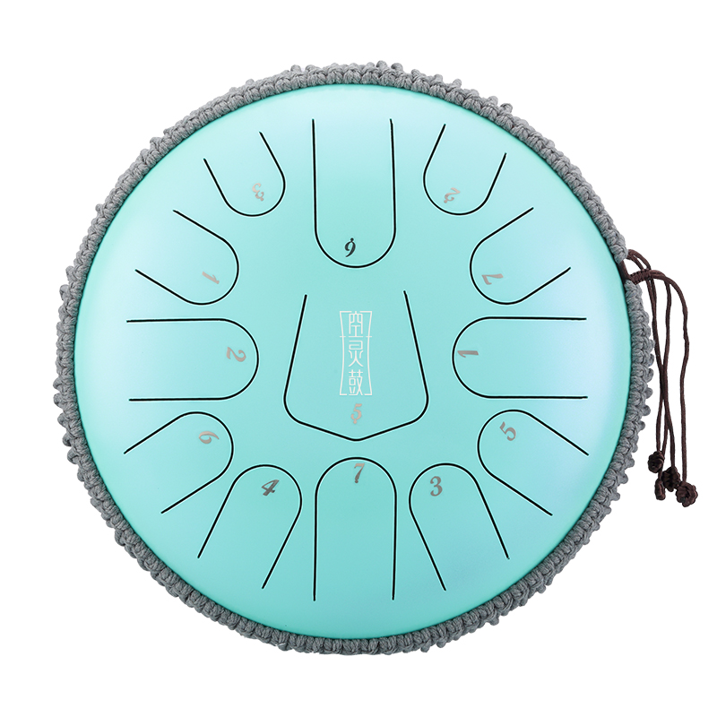 Hluru 13 Notes 12" 304 Stainless Steel C Major Tongue Drum — Triangle Series
