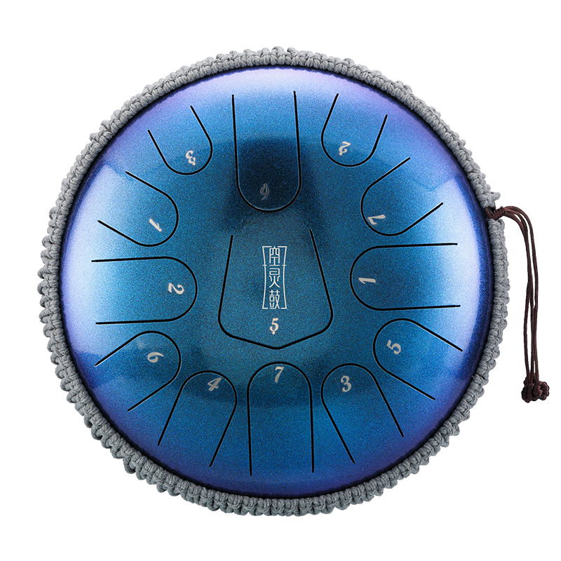 Hluru 13 Notes 12" 304 Stainless Steel C Major Tongue Drum — Triangle Series - view 6