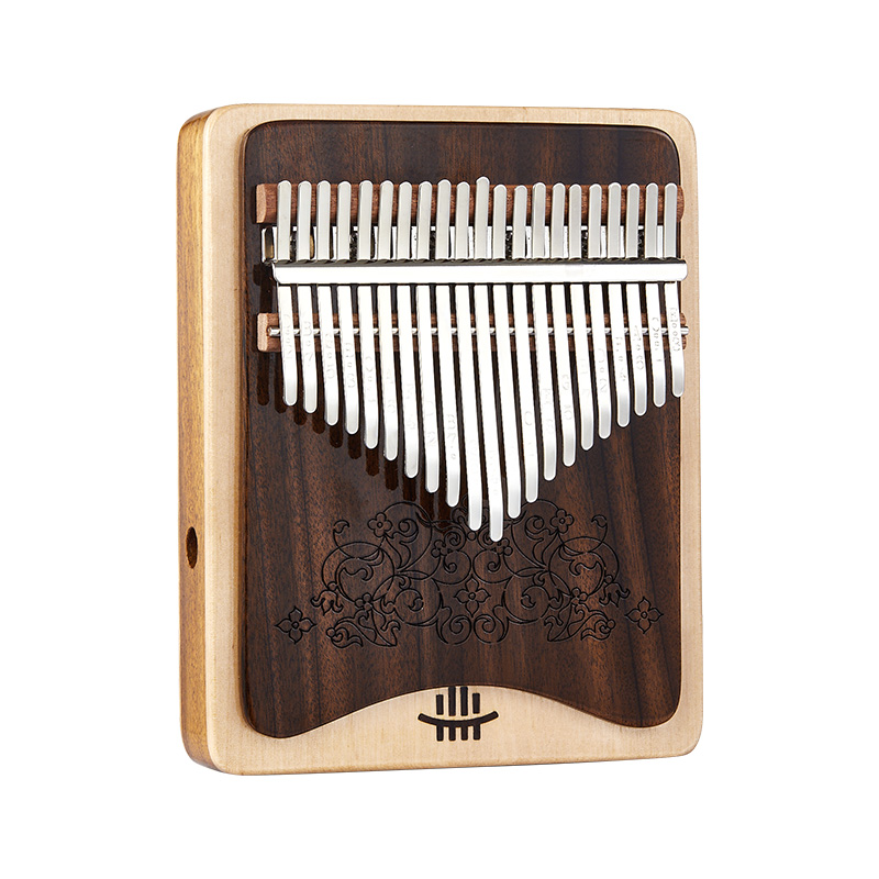 Hluru 21-Key C Major Kalimba for Early Childhood Education — Double-Layer Wah-Wah