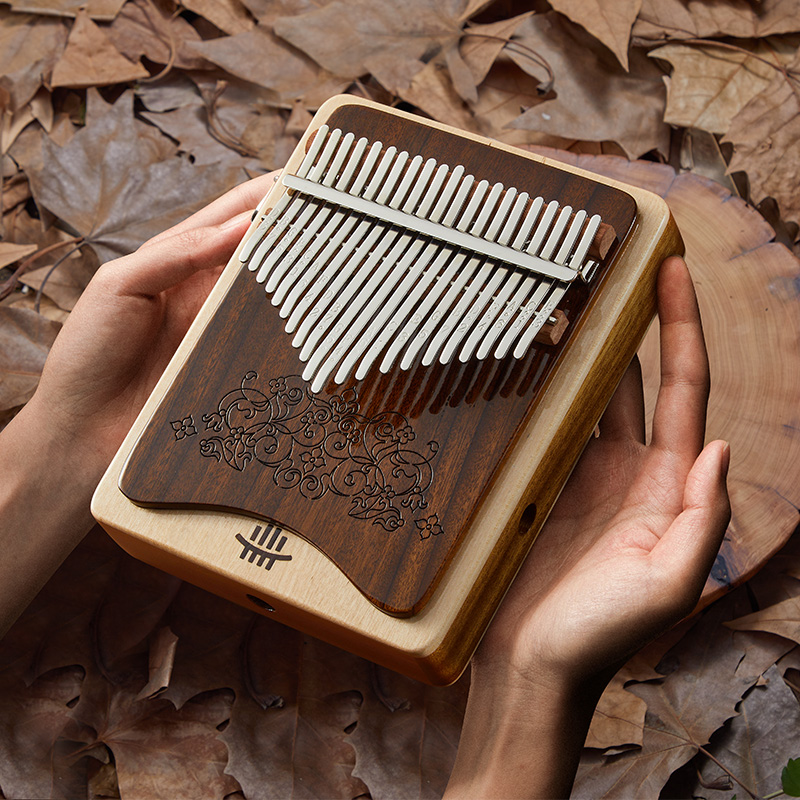 Hluru 21-Key C Major Kalimba for Early Childhood Education — Double-Layer Wah-Wah - view 4