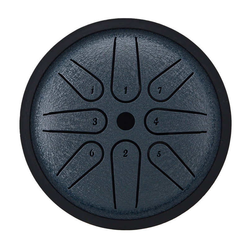 Hluru 8-Note 4" Mini Steel Tongue Drum