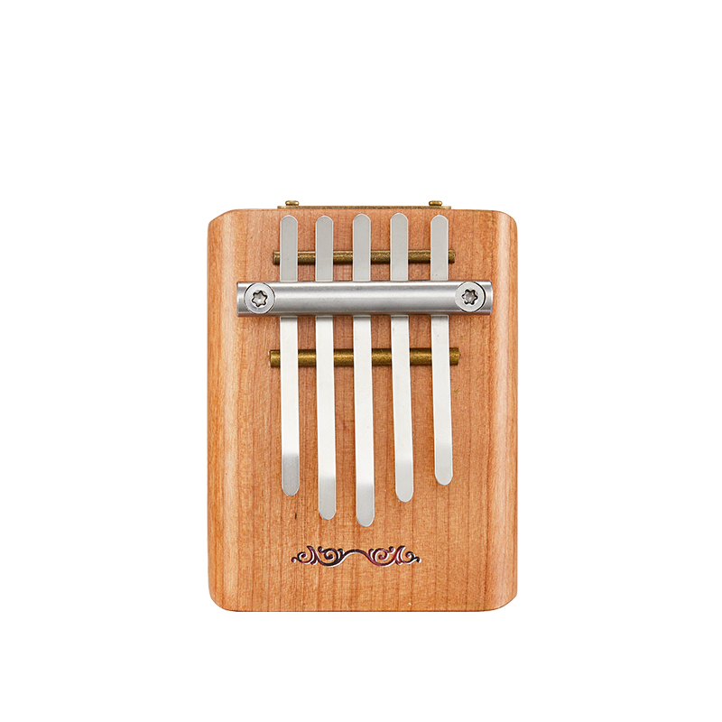 Hluru Cherry Wood 5-Key Mini Kalimba for Music Therapy — Perfection Season Series