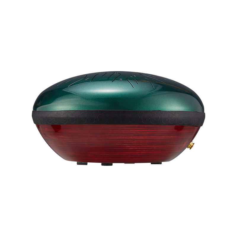 Hluru Microalloyed Steel & Premium Wood Tongue Drum 12" 10 Notes — EQ Healing - view 2