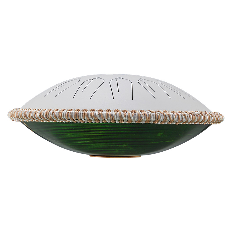 Hluru Microalloyed Steel & Premium Wood Tongue Drum 14" 15 Notes — EQ Healing - view 2