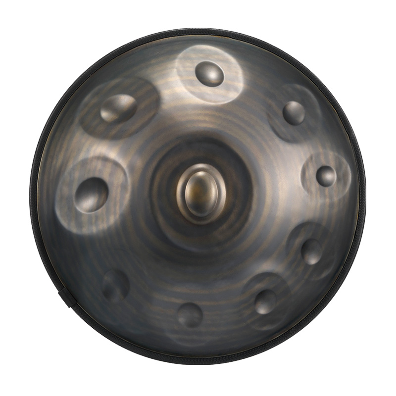 Hluru Handpan - 10 Notes 22 inch DC04 Brown Handpan | Rich Harmonious Tones