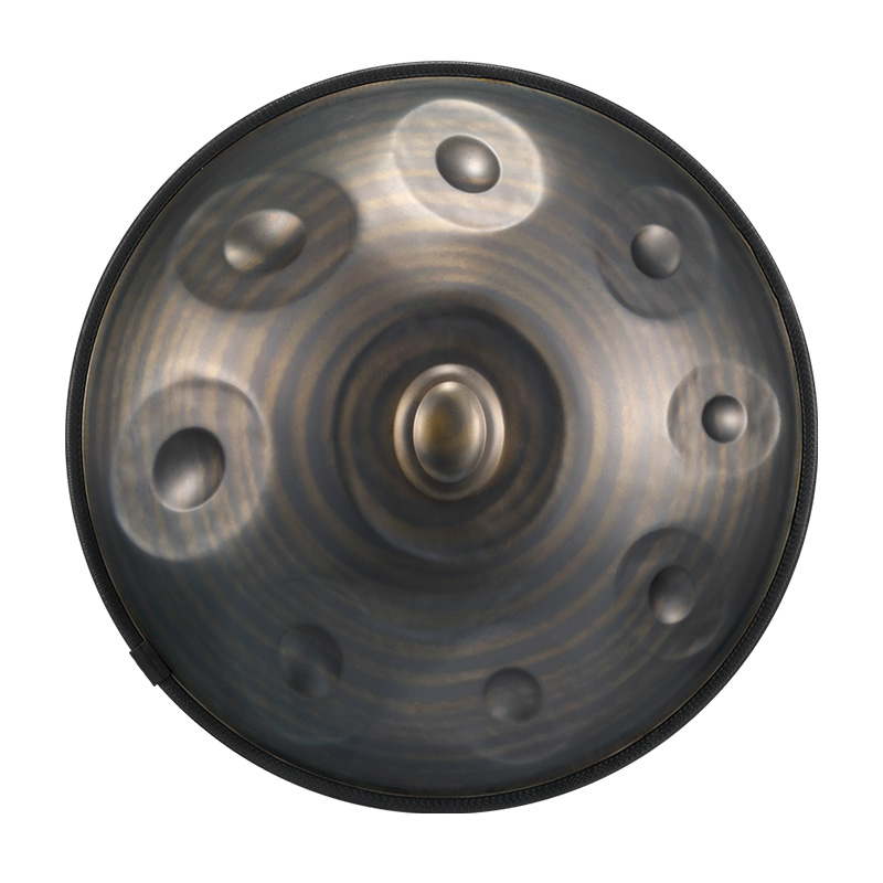 Hluru Handpan - 9 Notes 22 inch DC04 Brown Handpan | Rich Harmonious Tones