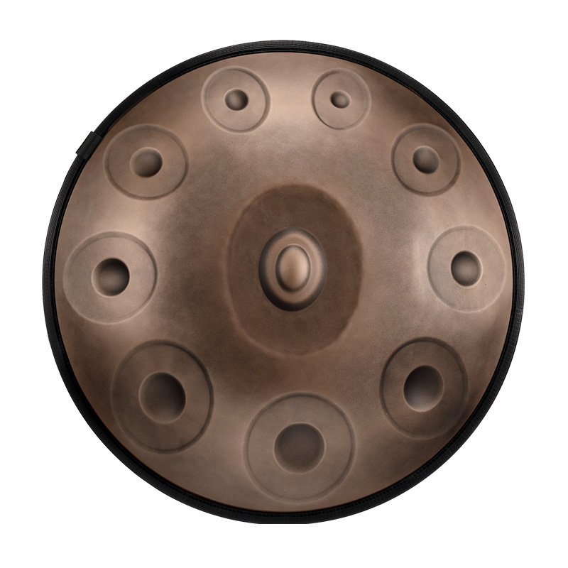 HLURU STL Handpan 10 Notes 22 inch, Bronze Finish